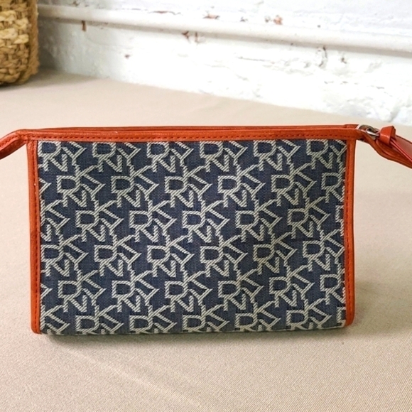 DNKY COSMETIC BAG Orange - Picture 1 of 7